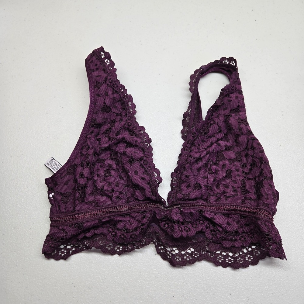 Victoria's Secret Deep Plum Lace Bralette